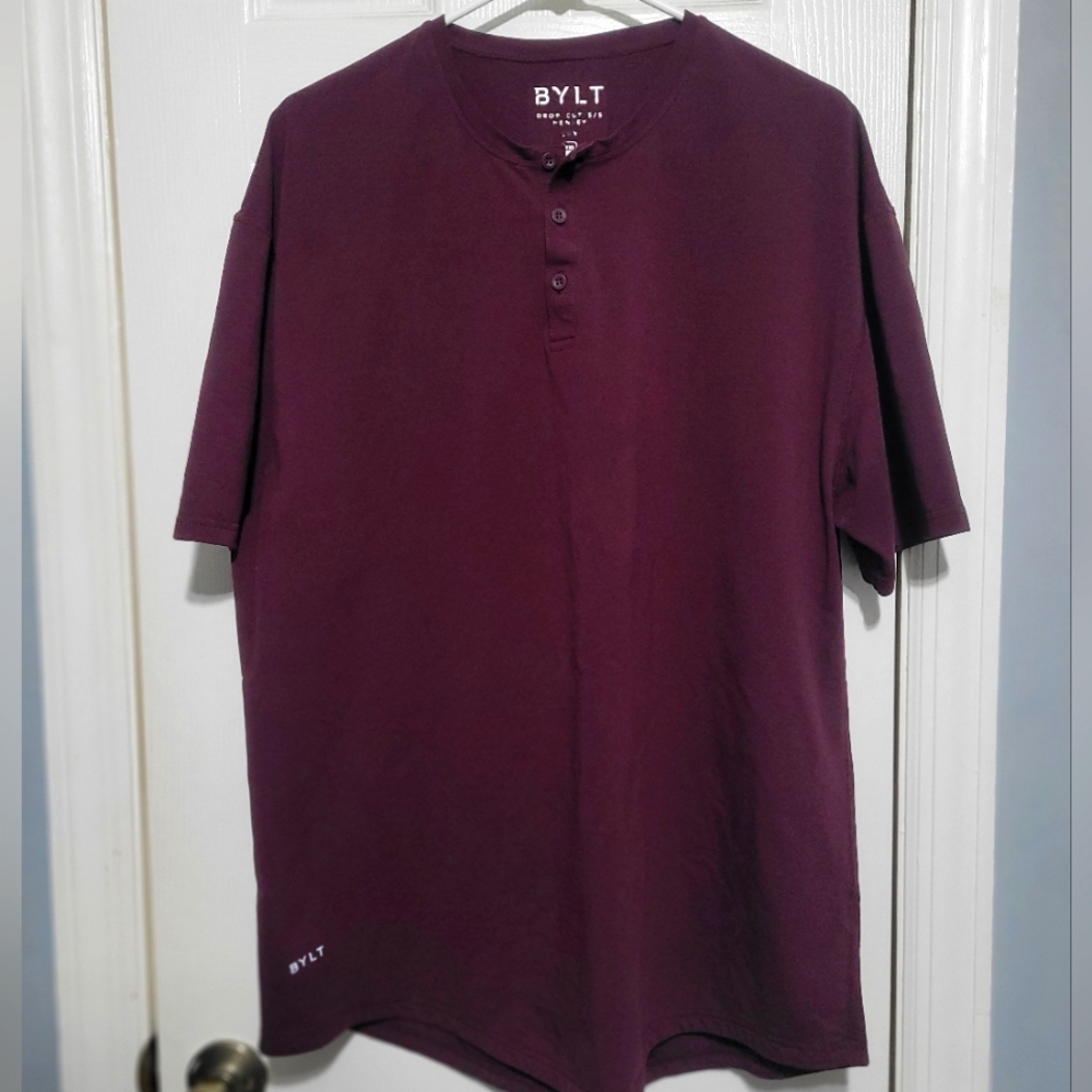 BYLT Drop cut Henley S/S